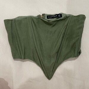 Lioness Crop Tube Top- XS